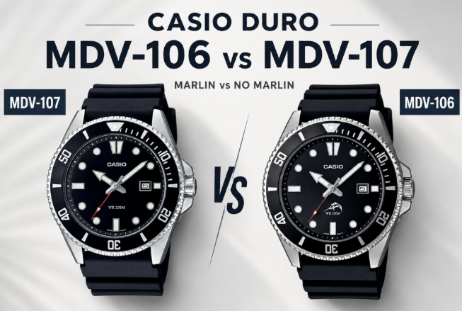 Casio MDV-106 vs MDV-107: ¿Qué Casio Duro merece realmente la pena?