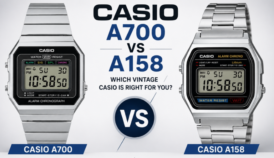 Casio A700 vs A158: ¿Qué reloj Casio Vintage es la mejor opción?