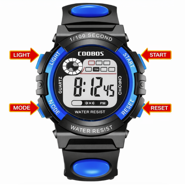 Cómo ajustar la hora en un reloj Coobos