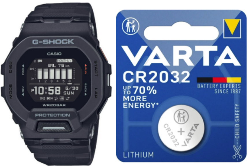Casio GBD-200: Pila, duración, cambio y coste de sustitución