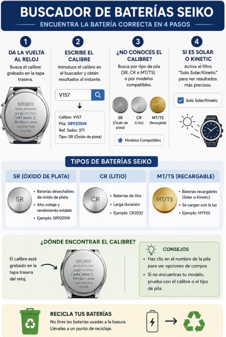 seiko reloj pilas