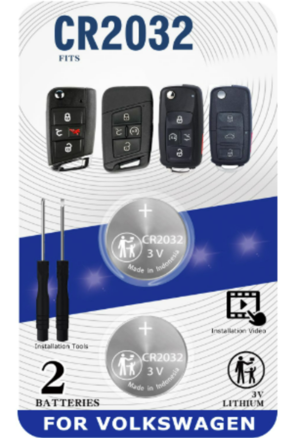 Cómo cambiar la pila de la llave del VW Golf Mk4 Mk5 Mk6 Mk7 Mk8 Mk9